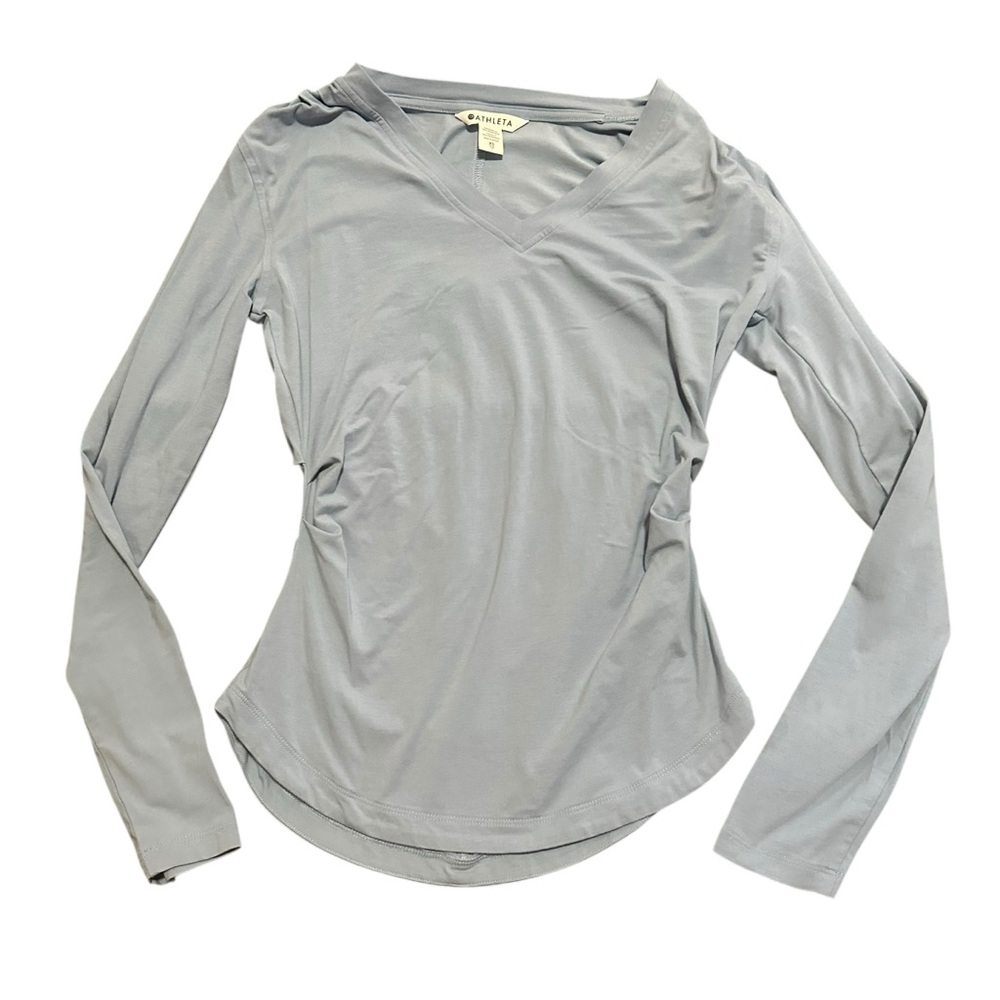 Athleta• Baby blue long sleeve athletic shirt size XS